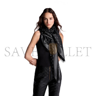 LOUIS VUITTON MONOGRAM SHINE SHAWL M75123 (142*142cm)